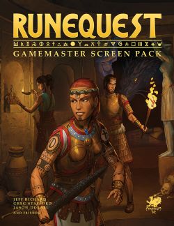 RUNEQUEST : ROLEPLAYING IN GLORANTHA -  GAMEMASTER SCREEN PACK (ANGLAIS)