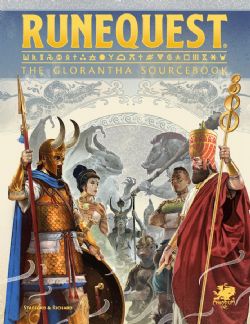 RUNEQUEST : ROLEPLAYING IN GLORANTHA -  THE GLORANTHA SOURCEBOOK (ANGLAIS)