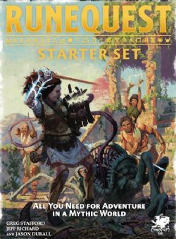 RUNEQUEST -  STARTER SET (ANGLAIS) -  LIVRE DE RÈGLE BRP