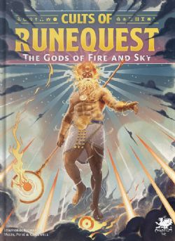 RUNEQUEST -  THE GODS OF FIRE AND SKY - HC (ANGLAIS) -  CULTS OF RUNEQUEST BRP