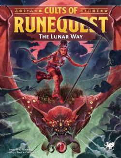RUNEQUEST -  THE LUNAR WAY - COUVERTURE RIGIDE (ANGLAIS) -  CULTS OF RUNEQUEST BRP