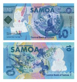 SAMOA -  10 TALA 2019 (UNC) - BILLET COMMÉMORATIF