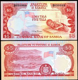 SAMOA -  5 TALA 1985 (UNC)