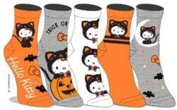 SANRIO -  5 PAIRES DE BAS LONG HELLO KITTY EN COSTUME D'HALLOWEEN