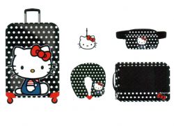 SANRIO -  BAGAGES DE VOYAGE DE HELLO KITTY ENSEMBLE DE 5 PIÈCES