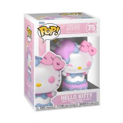 SANRIO -  FIGURINE POP! EN VINYLE DE HELLO KITTY DANS UN GATEAU (10 CM) -  50EME ANNIVERSAIRE HELLO KITTY 75