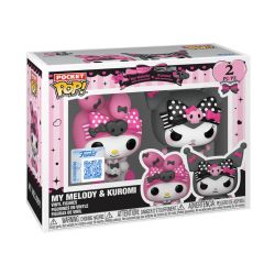 SANRIO -  FIGURINES POCKET POP! EN VINYLES DE KUROMI & MY MELODY (4 CM) -  ANNIVERSAIRES DE KUROMI & MY MELODY