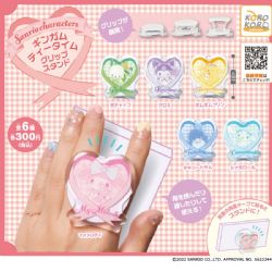 SANRIO -  GRIP SUPPORT GINGHAM TEA TIME ALÉATOIRE -  GACHAPON
