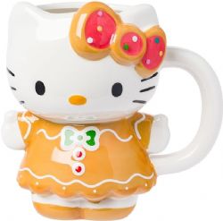 SANRIO -  HELLO KITTY EN ROBE PAIN D'ÉPICES (591 ML) -  TASSE EN CÉRAMIQUE SCULPTÉE