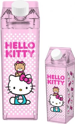 SANRIO -  HELLO KITTY & SON OURSON, CARTON DE LAIT (473 ML) -  BOUTEILLE EN PLASTIQUE