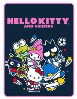 SANRIO -  JETÉE ULTRA DOUCE - HELLO KITY AND FRIENDS (122 CM X 152 CM)