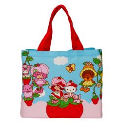 SANRIO -  SAC FOURRE-TOUT EN TOILE D'HELLO KITTY X FRAISINETTE -  LOUNGEFLY
