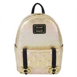 SANRIO -  SAC À DOS HELLO KITTY MÉTALIQUE DORÉ - 50E ANNIVERSAIRE -  LOUNGEFLY