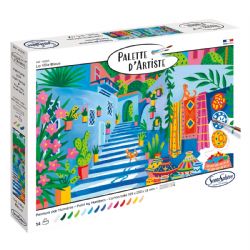 SCENTOSPHÈRE -  PEINTURE À NUMÉROS - LA VILLE BLEUE