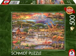 SCHMIDT PUZZLE -  PARADIS DU KILIMANJARO (500 PIÈCES)