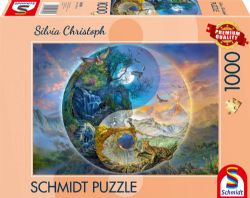 SCHMIDT PUZZLE -  YIN ET YANG - ROYAUME DE LA MONTAGNE (1000 PIÈCES) -  SILVIA CHRISTOPH