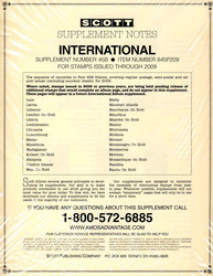 SCOTT INTERNATIONAL -  SUPPLEMENT 2009 45B (2E PARTIE)