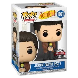 SEINFELD -  FIGURINE POP! EN VINYLE DE JERRY (AVEC PEZ) (10 CM) 1091