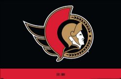 SENATORS DE OTTAWA -  AFFICHE DU LOGO (56 CM X 86.5 CM)