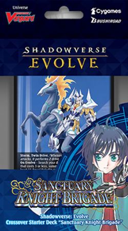 SHADOWVERSE EVOLVE -  CROSSOVER STARTER DECK - SANCTUARY KNIGHT BRIGADE (ANGLAIS) -  CARDFIGHT!! VANGUARD CSD03A