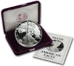 SILVER EAGLES -  PIÈCE D'UNE ONCE EN ARGENT PUR 1992 