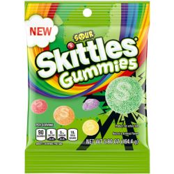 SKITTLES -  SOUR GUMMIES CHEWY CANDY (164.4G)