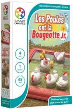 SMART GAMES -  LES POULES ONT LA BOUGEOTTE JR (FRANÇAIS)