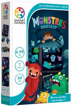 SMART GAMES -  MONSTRES SOUS LE LIT (FRANÇAIS)