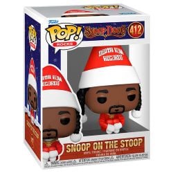 SNOOP DOGG -  FIGURINE POP! EN VINYLE DE SNOOP ON THE STOOP (10 CM) 412