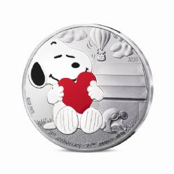 SNOOPY ET LES PEANUTS -  75E ANNIVERSAIRE DE SNOOPY ET LES PEANUTS : SNOOPY ET WOODSTOCK -  PIÈCES DE LA FRANCE 2025