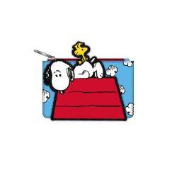 SNOOPY ET LES PEANUTS -  PORTE-FEUILLES SNOOPY COUCHÉ