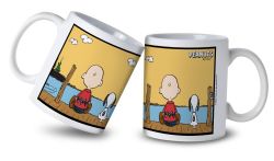 SNOOPY ET LES PEANUTS -  SNOOPY & CHARLIE BROWN (325 ML) -  TASSE EN CÉRAMIQUE