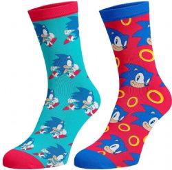 SONIC LE HÉRISSON -  2 PAIRES DE BAS