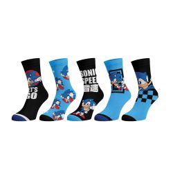 SONIC LE HÉRISSON -  5 PAIRES DE BAS