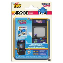 SONIC LE HÉRISSON -  FIGURINES POP! ARCADE - SONIC AVEC BORNE D'ARCADE (2.5 CM) -  BITTY POP!