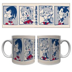 SONIC LE HÉRISSON -  LA VIE À TOUTE VITESSE (591 ML) -  TASSE EN CÉRAMIQUE
