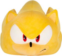 SONIC LE HÉRISSON -  PELUCHE TÊTE DE SUPER SONIC (38 CM) -  CLUB MOCHI-MOCHI-
