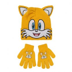 SONIC THE HEDGEHOG -  ENSEMBLE BONNET ET GANTS TAILS