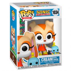 SONIC THE HEDGEHOG -  FIGURINE POP! EN VINYLE DE CREAM ET CHEESE(10 CM) 1034