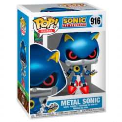 SONIC THE HEDGEHOG -  FIGURINE POP! EN VINYLE DE MÉTAL SONIC (10 CM) 916