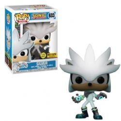 SONIC THE HEDGEHOG -  FIGURINE POP! EN VINYLE DE SILVER (10 CM) (BRILLE DANS LE NOIR) 633