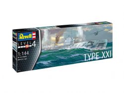 SOUS-MARIN -  GERMAN SUBMARINE TYPE XXI - 1/144 -  REVELL