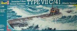 SOUS-MARIN -  U-BOOT ALLEMAND TYPE VII C/41 