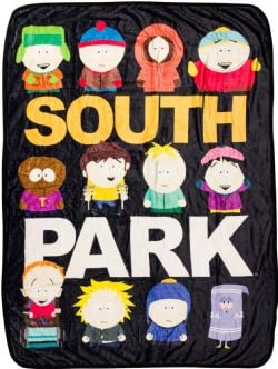 SOUTH PARK -  COUVERTURE ULTRA DOUCE - ARRÊT DE BUS (114CM X 152CM)