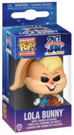 SPACE JAM -  PORTE-CLÉ POP! EN VINYLE DE LOLA BUNNY (4 CM)