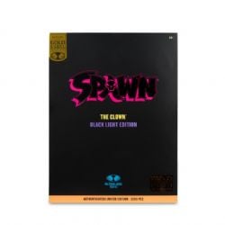 SPAWN -  FIGURINE DE “THE CLOWN” - BLACK LIGHT EDITION (18 CM) -  MCFARLANE TOYS