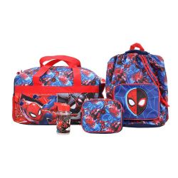 SPIDER-MAN -  ENSEMBLE DE VOYAGE POUR JEUNESSE 4 PC -  MARVEL