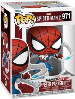 SPIDER-MAN -  FIGURINE POP! EN VINYLE DE PETER PARKER (ADVANCED SUIT 2.0) (10 CM) -  SPIDER-MAN 2 971