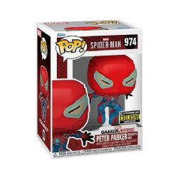 SPIDER-MAN -  FIGURINE POP! EN VINYLE DE PETER PARKER (VELOCITY SUIT) (10 CM) -  SPIDER-MAN 974