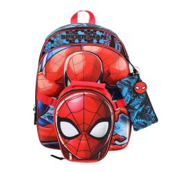 SPIDER-MAN -  SAC À DOS ENSEMBLE DE 5 PIÈCES DE PETER PARKER -  MARVEL